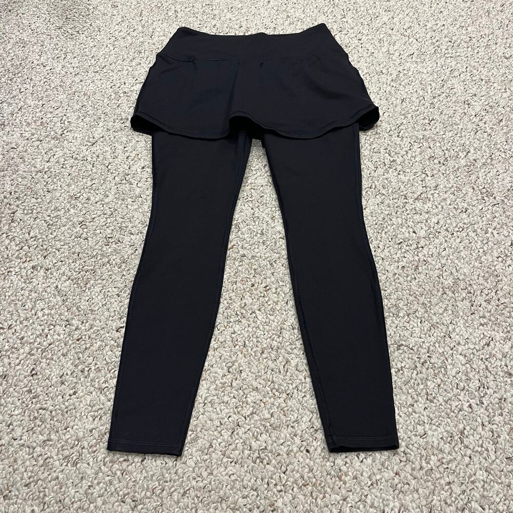 Athleta Chaturanga 2 in 1 Tight High Rise S Black Athleisure Casual Workout